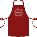 Ununpentium Moscovium Chemistry Geek Nerd Cotton Apron 100% Organic Maroon