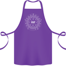 Ununpentium Moscovium Chemistry Geek Nerd Cotton Apron 100% Organic Purple