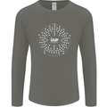 Ununpentium Moscovium Chemistry Geek Nerd Mens Long Sleeve T-Shirt Charcoal