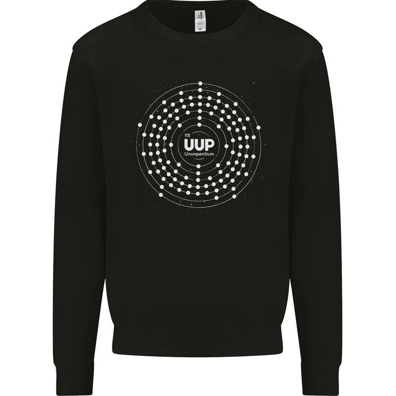 Ununpentium Moscovium Chemistry Geek Nerd Mens Sweatshirt Jumper Black