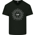 Ununpentium Moscovium Chemistry Geek Nerd Mens V-Neck Cotton T-Shirt Black