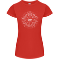 Ununpentium Moscovium Chemistry Geek Nerd Womens Petite Cut T-Shirt Red