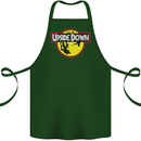 Upside Down SCI-FI TV Program Cotton Apron 100% Organic Forest Green