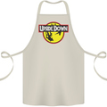 Upside Down SCI-FI TV Program Cotton Apron 100% Organic Natural