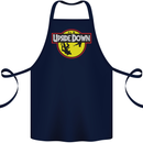 Upside Down SCI-FI TV Program Cotton Apron 100% Organic Navy Blue