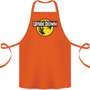 Upside Down SCI-FI TV Program Cotton Apron 100% Organic Orange