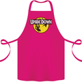 Upside Down SCI-FI TV Program Cotton Apron 100% Organic Pink