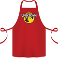 Upside Down SCI-FI TV Program Cotton Apron 100% Organic Red