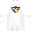 Upside Down SCI-FI TV Program Cotton Apron 100% Organic White