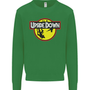 Upside Down SCI-FI TV Program Kids Sweatshirt Jumper Irish Green