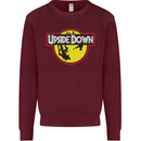 Upside Down SCI-FI TV Program Kids Sweatshirt Jumper Maroon