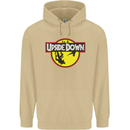 Upside Down SCI-FI TV Program Mens 80% Cotton Hoodie Sand
