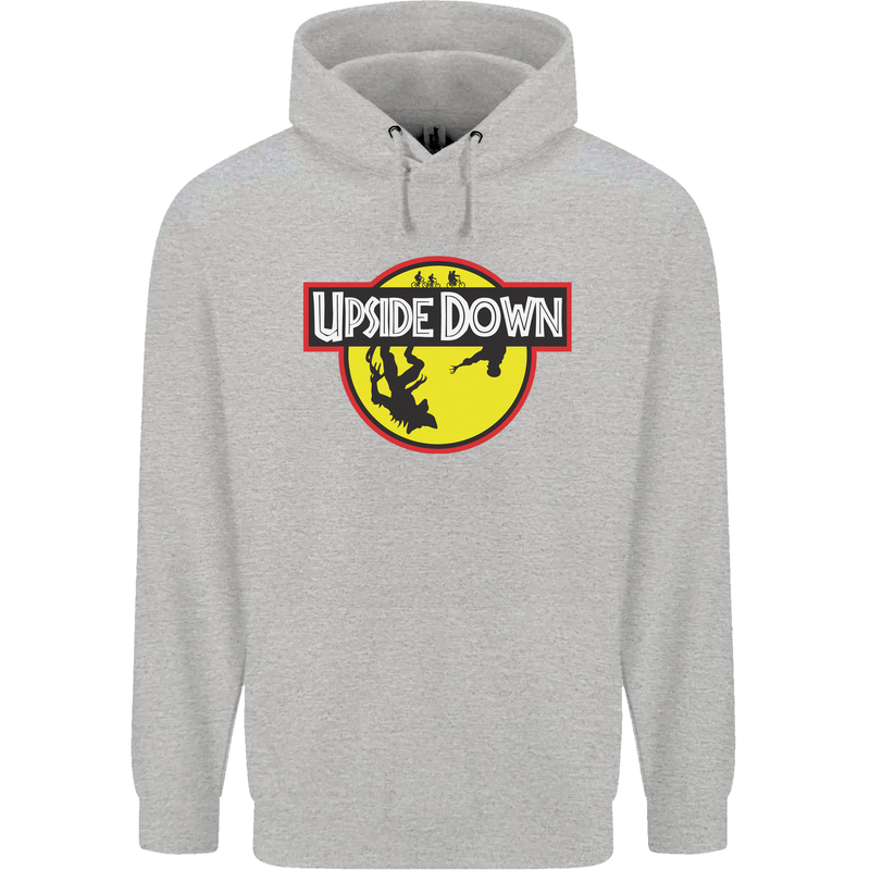Upside Down SCI-FI TV Program Mens 80% Cotton Hoodie Sports Grey