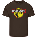 Upside Down SCI-FI TV Program Mens Cotton T-Shirt Tee Top Dark Chocolate