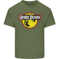 Upside Down SCI-FI TV Program Mens Cotton T-Shirt Tee Top Military Green