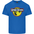 Upside Down SCI-FI TV Program Mens Cotton T-Shirt Tee Top Royal Blue