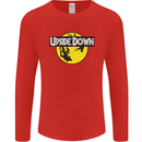 Upside Down SCI-FI TV Program Mens Long Sleeve T-Shirt Red