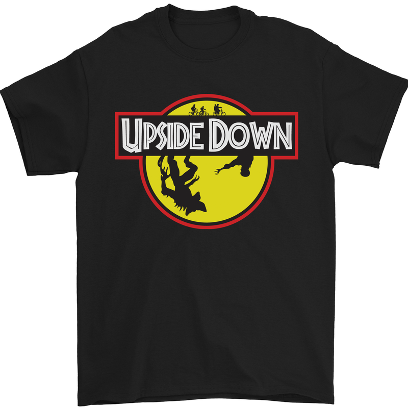 Upside Down SCI-FI TV Program Mens T-Shirt Cotton Gildan Black