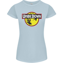 Upside Down SCI-FI TV Program Womens Petite Cut T-Shirt Light Blue