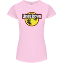 Upside Down SCI-FI TV Program Womens Petite Cut T-Shirt Light Pink