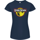 Upside Down SCI-FI TV Program Womens Petite Cut T-Shirt Navy Blue