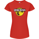 Upside Down SCI-FI TV Program Womens Petite Cut T-Shirt Red