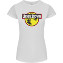 Upside Down SCI-FI TV Program Womens Petite Cut T-Shirt White