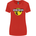 Upside Down SCI-FI TV Program Womens Wider Cut T-Shirt Red