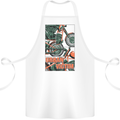 Urban Victim Motorcycle Motorbike Biker Cotton Apron 100% Organic White