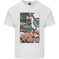 Urban Victim Motorcycle Motorbike Biker Mens Cotton T-Shirt Tee Top White