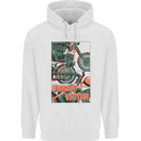 Urban Victim Motorcycle Motorbike Biker Mens Hoodie White