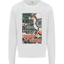 Urban Victim Motorcycle Motorbike Biker Mens Sweatshirt Jumper White