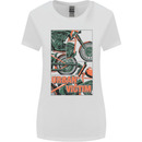 Urban Victim Motorcycle Motorbike Biker Womens Wider Cut T-Shirt White
