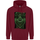 VR Man Virtual Reality Gaming Gamer Childrens Kids Hoodie Maroon