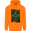 VR Man Virtual Reality Gaming Gamer Childrens Kids Hoodie Orange