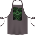 VR Man Virtual Reality Gaming Gamer Cotton Apron 100% Organic Dark Grey