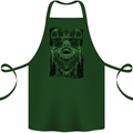 VR Man Virtual Reality Gaming Gamer Cotton Apron 100% Organic Forest Green