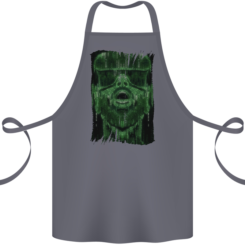 VR Man Virtual Reality Gaming Gamer Cotton Apron 100% Organic Steel