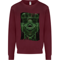 VR Man Virtual Reality Gaming Gamer Kids Sweatshirt Jumper Maroon