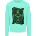 VR Man Virtual Reality Gaming Gamer Kids Sweatshirt Jumper Peppermint