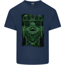 VR Man Virtual Reality Gaming Gamer Kids T-Shirt Childrens Navy Blue