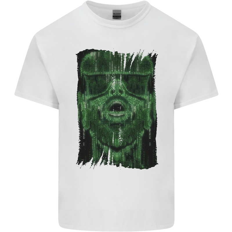 VR Man Virtual Reality Gaming Gamer Kids T-Shirt Childrens White