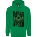 VR Man Virtual Reality Gaming Gamer Mens 80% Cotton Hoodie Irish Green
