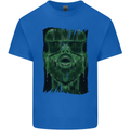 VR Man Virtual Reality Gaming Gamer Mens Cotton T-Shirt Tee Top Royal Blue