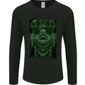 VR Man Virtual Reality Gaming Gamer Mens Long Sleeve T-Shirt Black