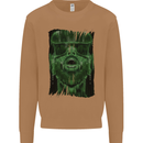 VR Man Virtual Reality Gaming Gamer Mens Sweatshirt Jumper Caramel Latte