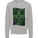 VR Man Virtual Reality Gaming Gamer Mens Sweatshirt Jumper Sports Grey