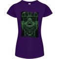 VR Man Virtual Reality Gaming Gamer Womens Petite Cut T-Shirt Purple