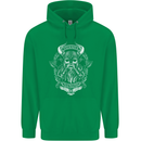 Valhalla is Calling Vikings Odin Thor Gym Mens 80% Cotton Hoodie Irish Green