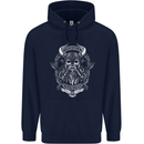 Valhalla is Calling Vikings Odin Thor Gym Mens 80% Cotton Hoodie Navy Blue
